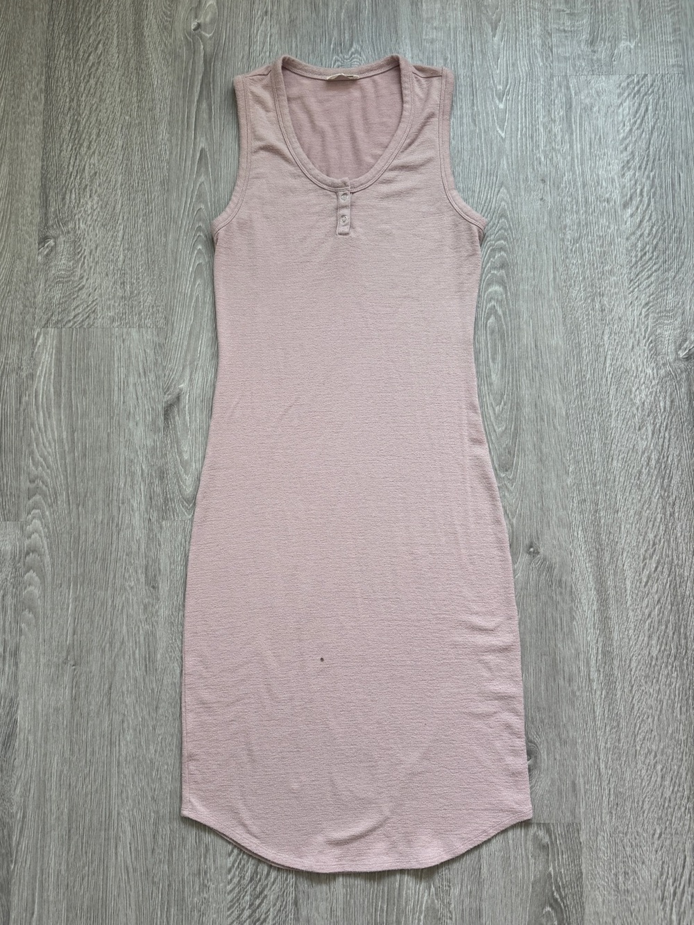 Wilfred Blush Tank Dress with Button Detail